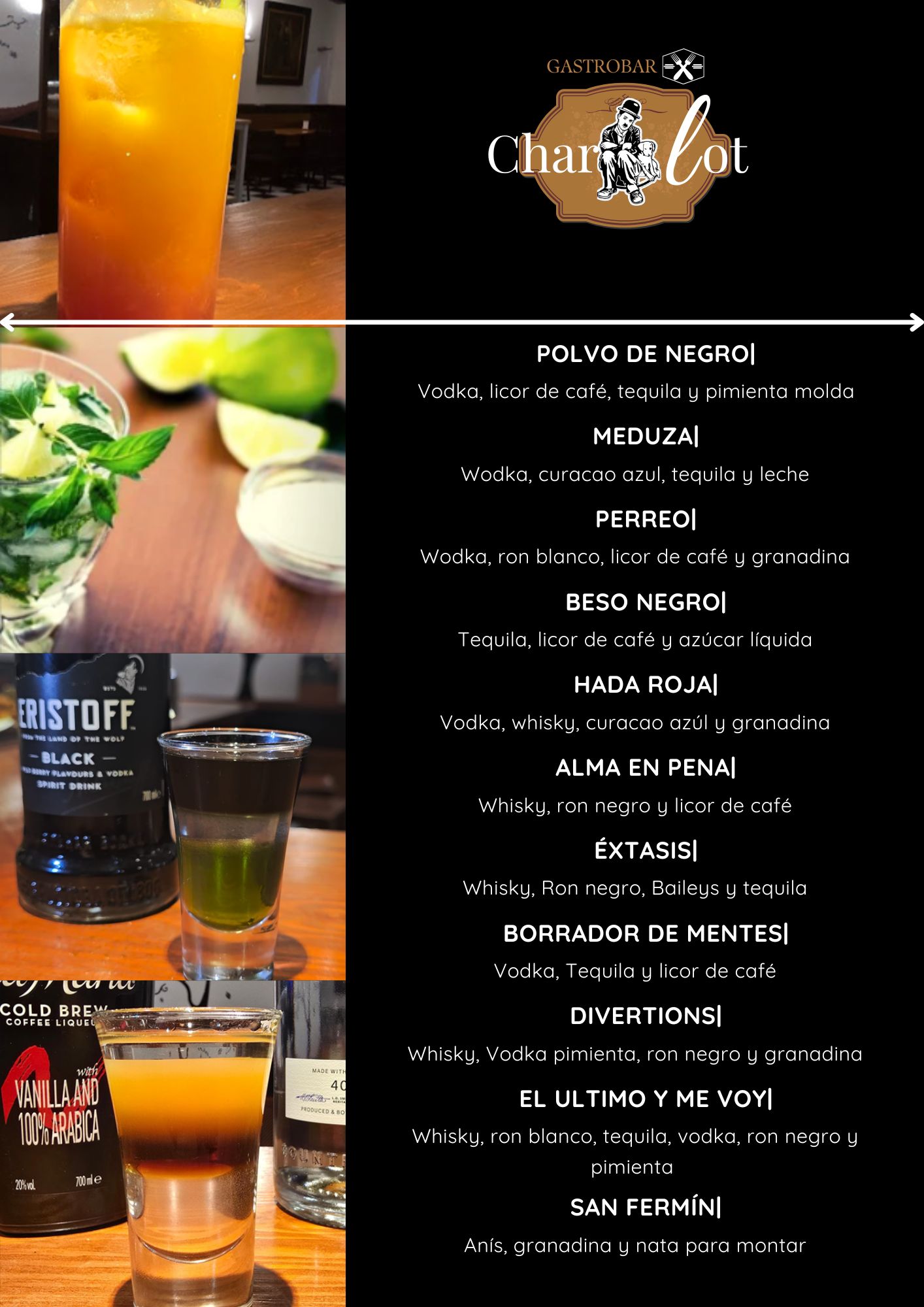 Carta de Chupitos 2